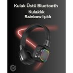 Hobilinka Rgb Işıklı Katlanabilir Bluetooth 5.3 Kulak Üstü Kulaklık - 1