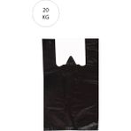 Hobilinka Siyah Atlet Poşet Jumbo Boy 50X90 cm Takriben 240 Adet 20 kg - 50 x 90 cm