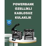 Hobilinka Yüksek Ses Kaliteli Kablosuz Bluetooth Kulaklık Suya Dayanıklı - 1