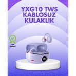 Hobilinka YXG10 Kablosuz Kulaklık – Bluetooth 5.4, Dokunmatik, LED Ekranlı Şarj Kutusu