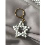 Hobimark25 El Yapımı Inci Yıldız Hediyelik Anahtarlık(8 Mm Inci) Be Toplu Sipariş Alınır Bu