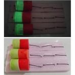 Hobimexpress Lüfer Çinekop Palamut Sarıkanat Takımı - Full Uv Glow Mantarlı 3 Iğneli ( 3 Takım )
