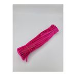 Hobimos 20 Adet Koyu Pembe Şönil 30cm, Tüylü Peluş Kadife Tel, Oyuncak, El İşi, Çiçek, Süsleme