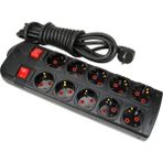 Hobimtek 10'lu 5 m 5+5 Anahtarlı Grup Priz