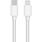 Hobimtek Apple iPhone Uyumlu Usb-C To Lightning Ios Pd Kablo 100 cm Şarj ve Data Kablosu 20W 3.1 Amper Hızlı Şarj Kablosu 11 12 13 14 Pro Max - Beyaz
