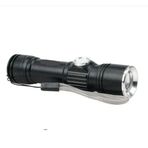 Hobimtek HD-675 Mat Siyah Ultra Parlak Göz Alıcı Şarj Edilebilir LED Metal Kasa Mini El Feneri