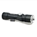 Hobimtek HD-675 Ultra Parlak Göz Alıcı Şarj Edilebilir El Metal Kasa Polis Feneri