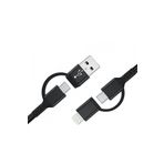 Hobimtek Hp-016 Pd 20W 2 İn 1 Hızlı Şarj Kablosu 100 Cm 2.4 A Lightning Type-C Usb Type-C Çoklu Veri Kablosu