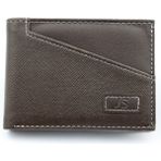 Hobimtek Js-91 Yatay Model Erkek Cüzdan Kağıt Para Bölmeli 12 Kart Kapasiteli Kartlık Unisex - 4/0 Kahve