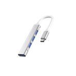 Hobimtek Type-c 3.1 To USB Hub 4 Port Metal Usb Çoğaltıcı Macbook Uyumlu usb 3.0 Otg Usb Adaptör Çoklayıcı