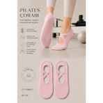 Hobins Sportswear & Company 2 Çift Kaydırmaz Taban Pilates ve Yoga Çorabı Dans,bale,plates Kaydırmaz Çorabı Siyah,beyaz,gri,tene Rengi Seçenekleri ile - 36 - 41 - Pembe