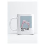 HobiShop(4025) Pantone Euphoria Baskı Porselen Kupa Bardak Beyaz