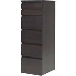Hobiurun 6 Çekmeceli Şifonyer, Venge, 40X123 Cm, Aynalı - Ahşap - Beyaz