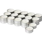 Hobiurun Kokulu Tealight Mum, Açık Bej, 3.5 Saat, Vanilya - 30 Adet