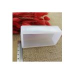 Hobizubi Dikdörtgen Reçine Epoksi,mum,sabun Ve Beton Kalıbı 8 cm -kod:58