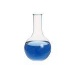 Hobs Lab Düz Dipli Cam Balon Şilifli - 1000 ml