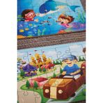 Hoby Games Okul Öncesi Başlangıç Yapboz Lunapark Maceram Ve Dalgıç Ahşap Puzzle Set
