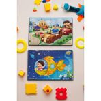 Hoby Games Okul Öncesi Başlangıç Yapboz Lunapark Maceram Ve Gizemli Uzay Ahşap Puzzle Set