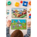 Hoby Games Okul Öncesi Başlangıç Yapboz Lunapark Maceram Ve Safari Ahşap Puzzle Set