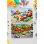 Hoby Games Okul Öncesi Başlangıç Yapboz Lunapark Maceram Ve Taşıtlar Ahşap Puzzle Set