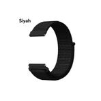 Hoco 22MM Gear S3 Watch 4 -Gt2 GT2E 46MM Kayış Kordon Lylon Loop MAVİ
