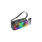 Hoco BS54 Siyah Party Çift Mikrofonlu Bluetooth RGB Kablosuz Hoparlör