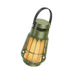 Hoco BS61 Wild Fun Bluetooth Kamp Hoparlörü – 10 W Ses, 3600 mAh Batarya (8 Saat), LED Kamp Feneri, BT 5.3/TWS/FM/TF/USB Destekli, 115×115×200 mm Taşınabilir (Yeşil)