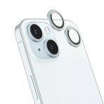 Hoco Crystal Clear Iphone 15-15 Hd 3D Metal Çerçeveli Kamera Koruyucu Lens-(5775)
