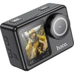 Hoco DV101 4K Wifi Dual Ekran Spor Aksiyon Kamera Siyah