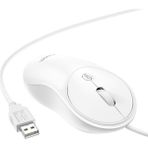 HOCO GM13 Bussines 1600DPI 4D Yüksek Hassasiyet Kablolu Optik Mouse BEYAZ
