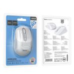 Hoco GM28 2.4G Beyaz Gri Business Kablosuz Mouse