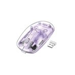 Hoco GM29 2.4g Mor Mysterious Business Çift Modlu Sessiz Kablosuz Mouse