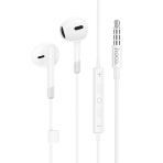 Hoco M109 Beyaz 3.5 mm Mikrofonlu Kablolu Kulaklık