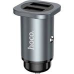 Hoco NZ4 Çift Gri USB 24 W Hızlı Şarj Araç Çakmaklık Şarj Adaptörü Oto Şarj Başlığı