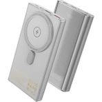 Hoco Q22 Taurus 10000MAH 22.5W+PD20W Magsafe Uyumlu Manyetik Hızlı Şarj Powerbank - Gri