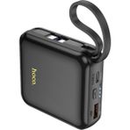 Hoco Q23 Blade 10000MAH 22.5W+PD20W Kablolu Powerbank - Siyah