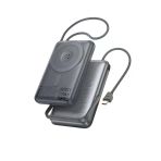Hoco Q43 Clever 3In1 10.000 Mah Pd 20W Gri Standlı Magsafe Powerbank