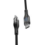 Hoco U115 1.2M 100W Type-C to Siyah Şarj Data Kablosu
