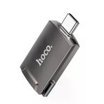 Hoco. UA19 Tak Çalıştır HDMI to Type-C Dönüştürücü - Gri