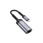 Hoco UA26 Type-C Otg RJ45 Internet Adaptörü Dönüştürücü 100 Mbps - Gri