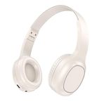 Hoco W46 Hi-Fi Yüksek Ses Bluetooth 5.3 Kablosuz Kulaküstü Kulaklık - Bej
