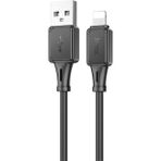 Hoco X101 USB To iPhone Lightning 2.4A Hızlı Şarj ve Data Kablosu - Siyah