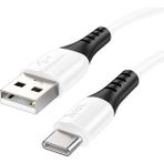 HOCO X82 Type-C to USB 3A Hızlı Silikon Data ve Şarj Kablosu BEYAZ