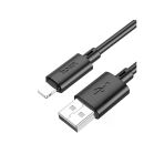 Hoco. X88 1M USB to Lightning Şarj Data Kablosu - Siyah