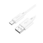 Hoco. X88 1M USB to Type-C Şarj Data Kablosu - Beyaz