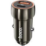 HOCO Z46A PD20W+QC3.0 USB+Type-C Giriş Araç içi Çakmaklık Hızlı Şarj Aleti-(5775)