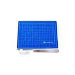 Hodbehod A4 Hobi Kesim Matı Seti Çift Taraflı Cutting Mat Set Mavi