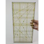 Hodbehod Şeffaf Plastik 30X15 cm Terzi Modelist Kırkyama Patcwork Kesim Cetvel 3mm Kalınlık