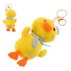 Hoement 2 Adet Ördek Yavrusu Anahtarlık Ördek Anahtarlık Kawaii Anahtarlık Doldurulmuş Oyuncak Ördek Doldurulmuş Hayvan Anahtarlık Ördek Anahtar Kolye Peluş Oyuncak Mini Özlemek Kısa Peluş