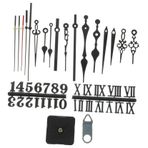Hoement 4 Set Ev Saati Mekanizması 6 Set Saat Kolları Seti Duvar Saati Hareket Seti Numaraları